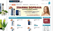 Desktop Screenshot of essens-parfem.cz